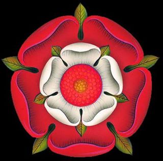 Through their union, a new symbol was created: The Tudor Rose symbolizing the union of the (previously) warring houses of York and Lancaster.