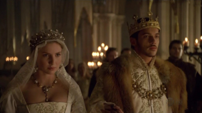 Jane Seymour (Wallis) and Henry VIII (Meyers) in 