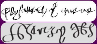 EOY and Henry VIII signatures