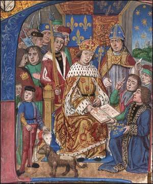 Henry VII first Tudor king from manuscript